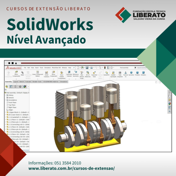 SolidWorks – Nível Avançado 24 horas