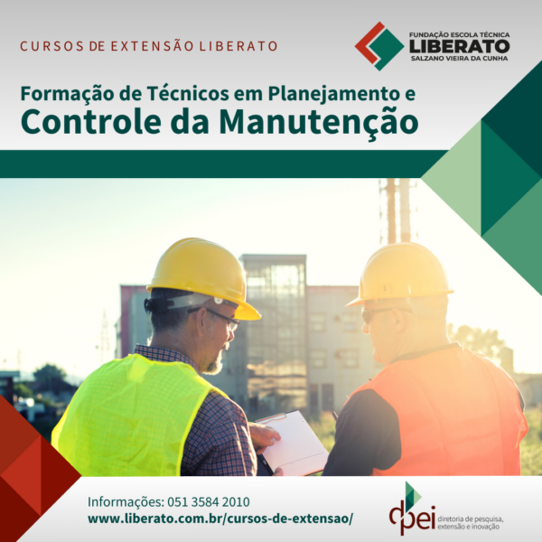 Formação de Técnicos em Planejamento e Controle da Manutenção (PCM) – 8 horas