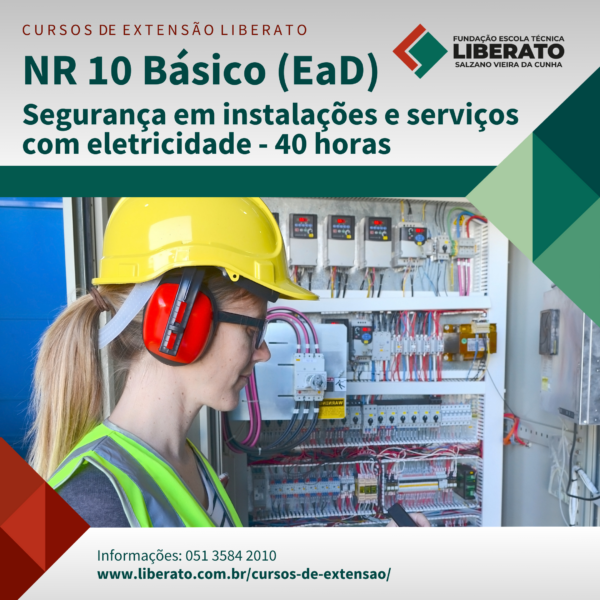 Básico de NR 10 (EaD) - Segurança em instalações e serviços com eletricidade - 40 horas (Turma 2)