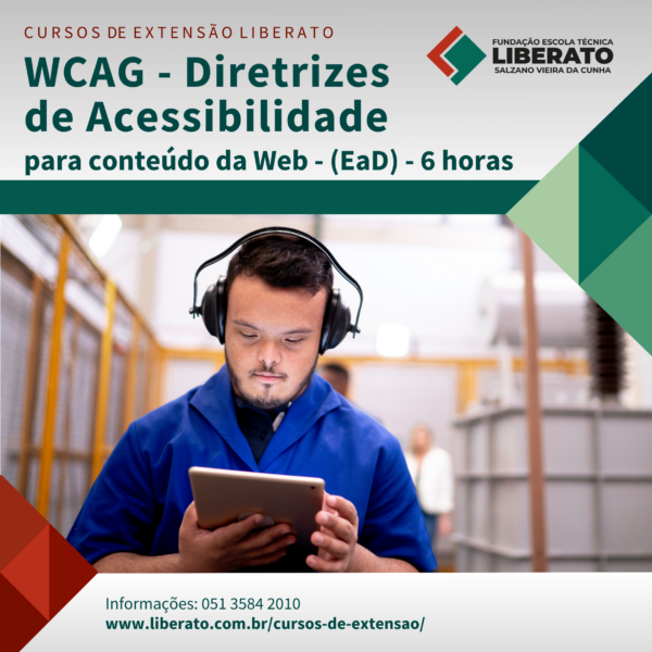Diretrizes de Acessibilidade para conteúdo da Web – WCAG - (EaD) - 6 horas